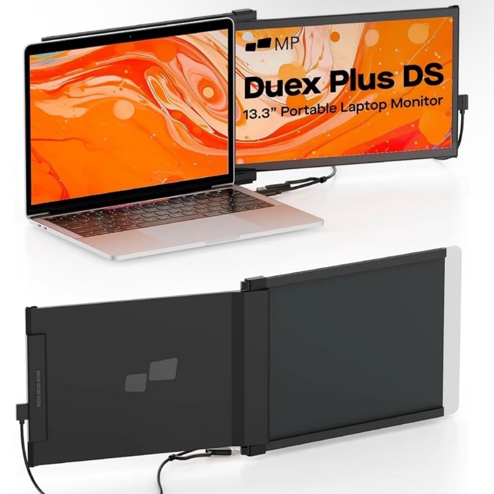 Duex Plus DS 13.3" Portable Laptop Monitor - Black